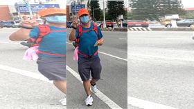 求媽祖救心臟驟停夫　今康復隨香徒步還願（圖／翻攝自白沙屯媽祖全球徒步聯誼會）