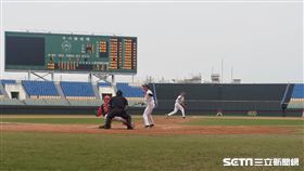 ▲林振瑋投練習賽。（圖／記者蕭保祥攝影）