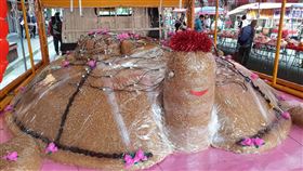 ▲重達上千公斤的平安龜（圖/八德三元宮）