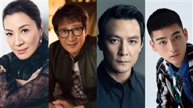楊紫瓊（左起）、關繼威、吳彥祖和劉敬。（圖／Disney＋提供）