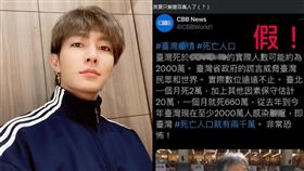 假到炎亞綸也笑了！網傳「台灣死2000萬人」　醫驚呆：認真的在抹黑。（合成圖／翻攝自炎亞綸、杜承哲醫師臉書）