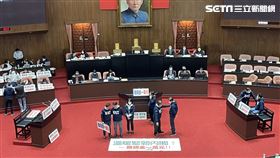 國民黨團杯葛陳建仁。（圖／記者高逸帆攝影）