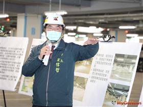 視察水萍塭地下停車場 黃偉哲要讓台南幸福好停車(圖/台南市政府)