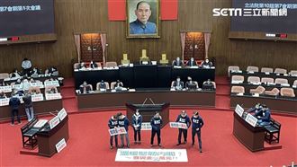 陳建仁備詢！他：藍營發動佔領主席台杯葛