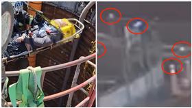 陳俞安,工地,施工井,墜井,龍舟天菜（圖／翻攝畫面）