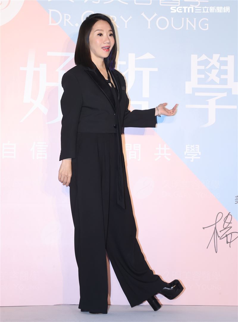 陶子、佼佼合體活動。（記者邱榮吉/攝影）