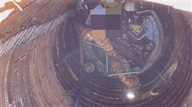 陳俞安,工地,施工井,墜井,龍舟天菜（圖／翻攝畫面）