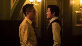 梁朝偉在片中遭郭富城打巴掌。（圖／華映提供）