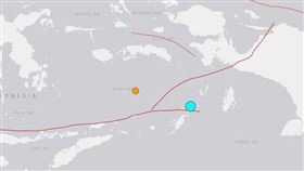 印尼發生規模6.4地震（圖／翻攝自latest earthquake） 