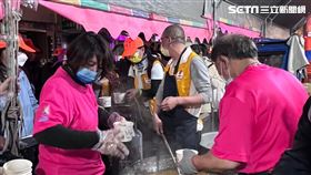 白沙屯媽祖 麻油雞 記者鄭尹翔攝影