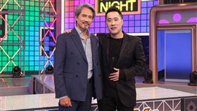 余祥銓同台包小松，三立新聞網專訪。（圖／記者楊澍攝影）