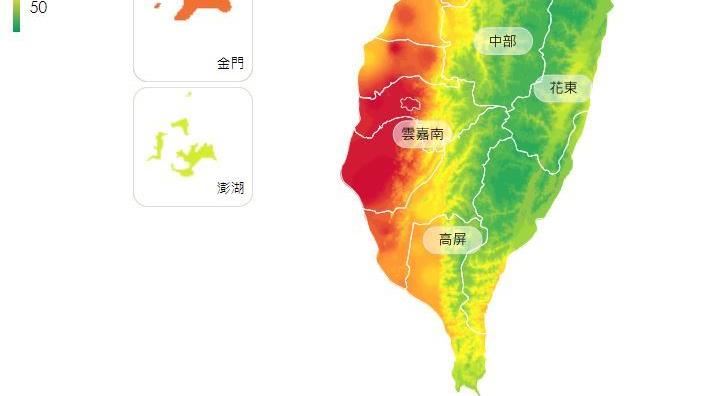 這些縣市紅通通！鄭明典：空氣品質不理想