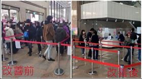 外交部領務局申辦護照人潮（組合圖）