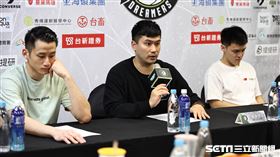 ▲福爾摩沙台新夢想家總教練賴柏霖賽後受訪。（圖／記者劉彥池攝影）