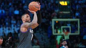 ▲里拉德（Damian Lillard）以26分奪下三分球大賽冠軍。（圖／路透社／達志影像）