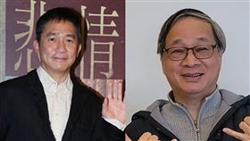 作家小野（圖右）透露，「日前試映會把座位I排誤看成第1排，影帝梁朝偉坐他旁邊。」（圖／記者邱榮吉、游定剛拍攝）