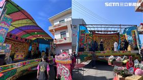 白沙屯媽祖進香 白沙屯車站 戲棚 記者鄭尹翔攝影