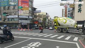 台南,死亡,車禍,輾斃,騎士,預拌混泥土車,同向,酒測