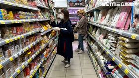 全聯,民眾配戴口罩情形,記者劉沛妘攝影