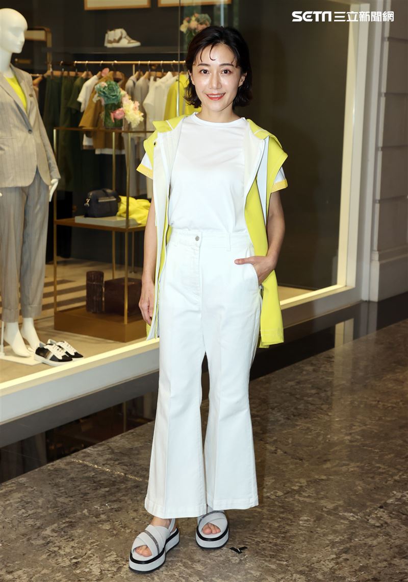 陳婉婷出席2023春夏發表饗宴。（記者邱榮吉/攝影）