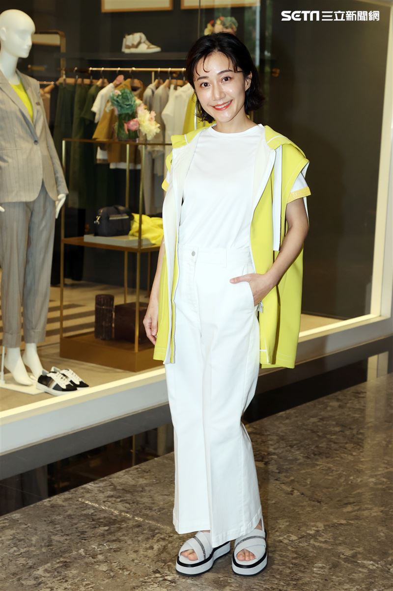 陳婉婷出席2023春夏發表饗宴。（記者邱榮吉/攝影）