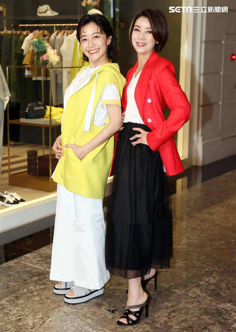 王渝文、陳婉婷出席2023春夏發表饗宴。（記者邱榮吉/攝影）