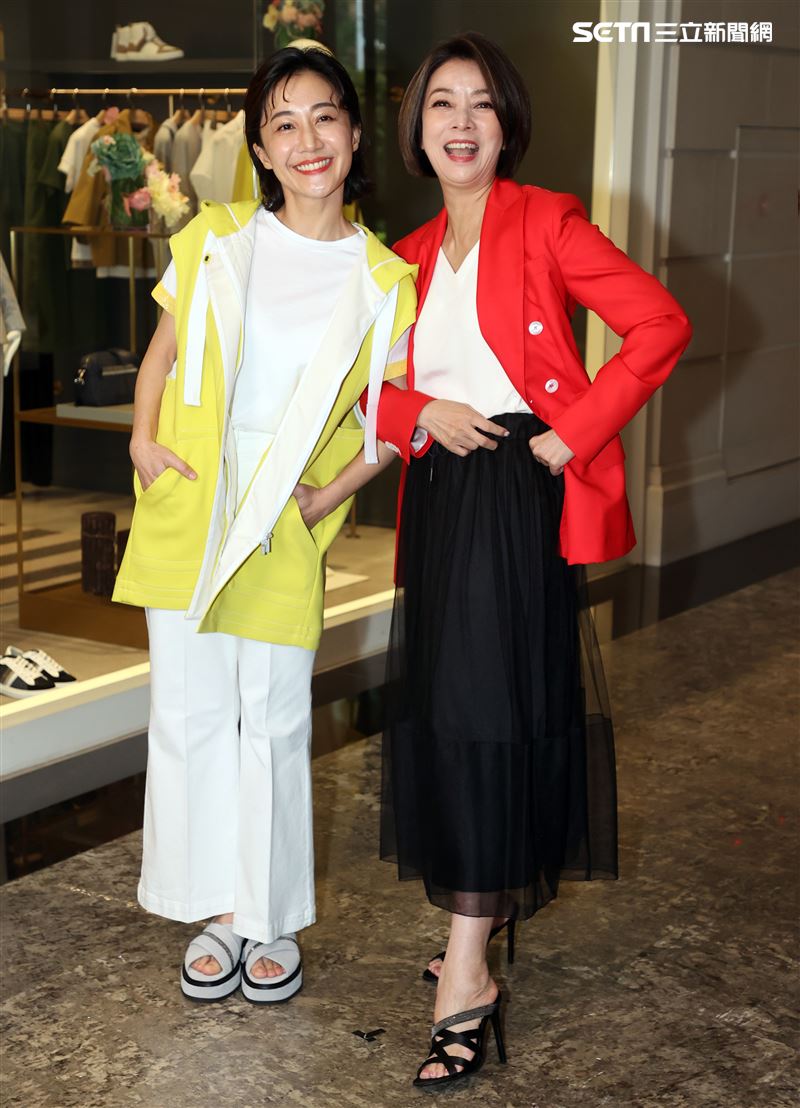 王渝文、陳婉婷出席2023春夏發表饗宴。（記者邱榮吉/攝影）