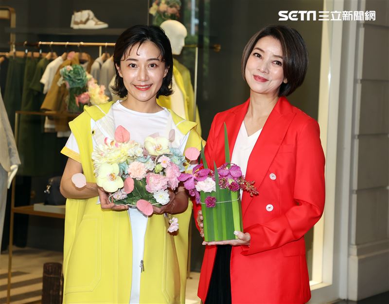 王渝文、陳婉婷出席2023春夏發表饗宴。（記者邱榮吉/攝影）