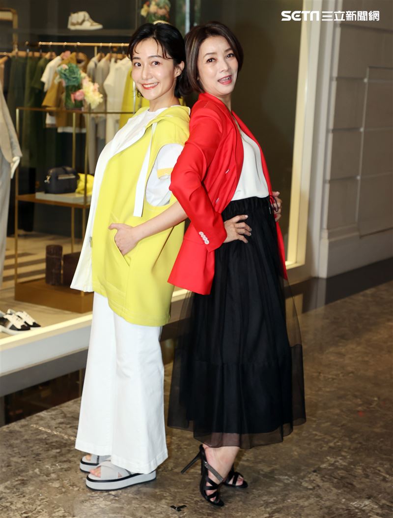 王渝文、陳婉婷出席2023春夏發表饗宴。（記者邱榮吉/攝影）