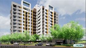 潮州社會住宅「光春好室」基地面積約為3700平方公尺，總工程款10億7000萬元，總戶數共172戶(圖/國家住都中心)