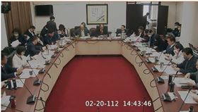 立法院長游錫堃今（20）日召集朝野協商，討論攸關普發現金的「疫後強化經濟與社會韌性及全民共享經濟成果特別條例」草案。（圖／翻攝立法院直播)