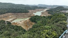 基隆新山水庫洩降搶修幾乎見底  已啟