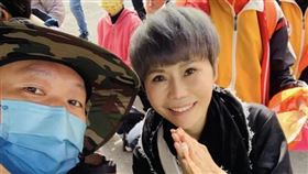 ▲詹雅雯參加白沙屯媽祖遶境活動被偶遇，讓網友紛紛祝福她身體健康越來越好。（圖／翻攝自白沙屯媽祖全球徒步聯誼會臉書）