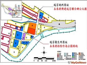 新北市瑞芳聯合辦公大樓都計變更案位置示意圖。(圖/新北城鄉局)