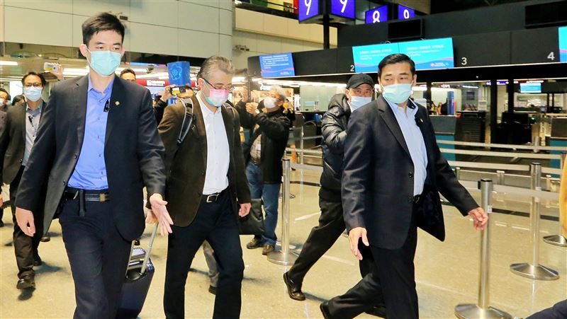 上海參訪團結束3天行程離台　未發表談話