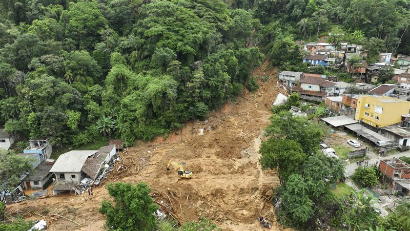 巴西聖保羅州沿海暴雨　至少36死40人失蹤
