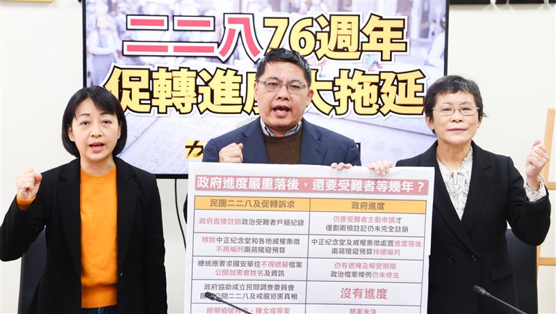 時力質疑轉型正義進度慢　籲速修政檔條例