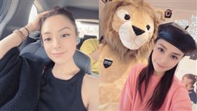 阿嬌曬出遊照，遭粉絲懇求關掉美肌。（圖／翻攝自鍾欣潼微博）