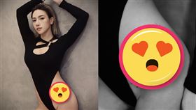 ▲正妹陳立泠秀出鼠蹊部刺青。（圖／陳立泠提供）