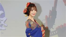 日本女優「桃乃木香奈」來台出席遊戲活動。（記者邱榮吉/攝影）