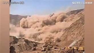內蒙古煤礦廠大面積坍塌　驚悚畫面曝光