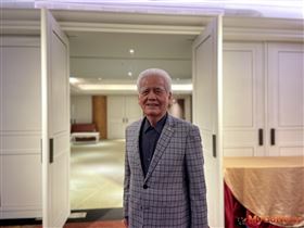 長虹建設董事長李文造強調：「房價小跌可以、大跌不行，打趴營建業並不是好事。如果把建築業搞成泡沫化，對於大家都不好！」（圖／MyGoNews）