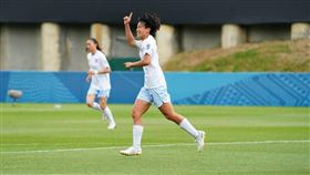 台灣女足在友誼賽大勝巴布亞紐幾內亞。（圖／足球協會提供）