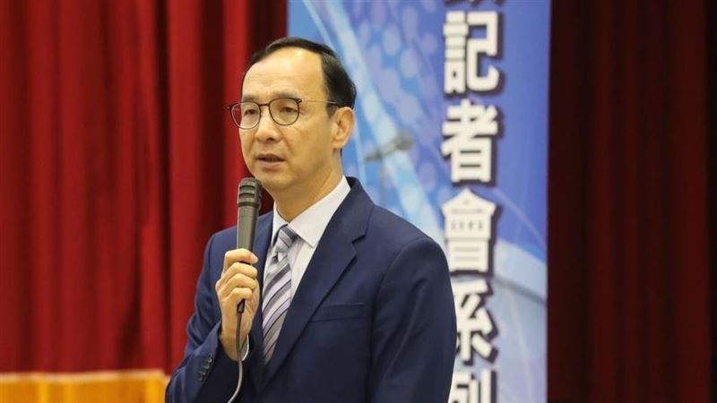 蔡正元散布「拜登毀台計畫」　朱立倫嘆氣