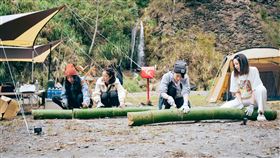 林心如露營（tvbs提供）