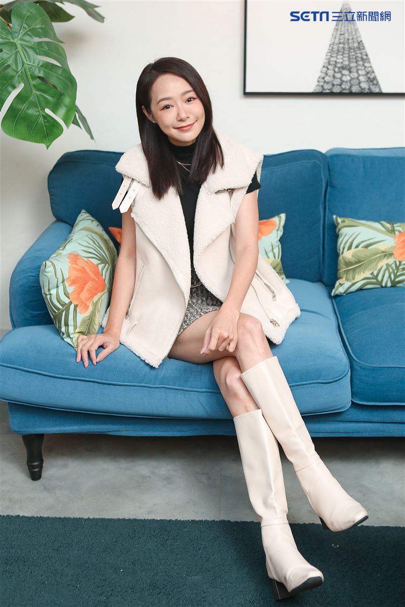 茵芙三立新聞網專訪。 （圖／記者楊澍攝影）