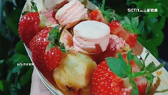 章魚小丸子新口味！「草莓」蹦出鹹甜滋味