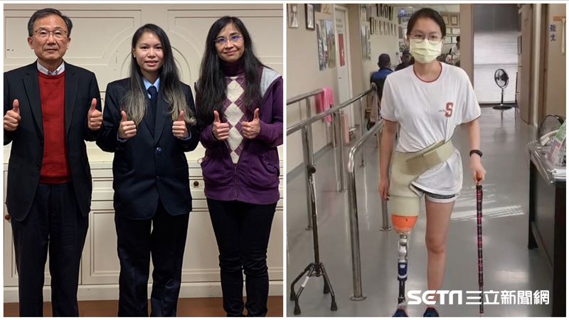 罹罕癌右腳截肢「奇蹟女孩」考出54級分