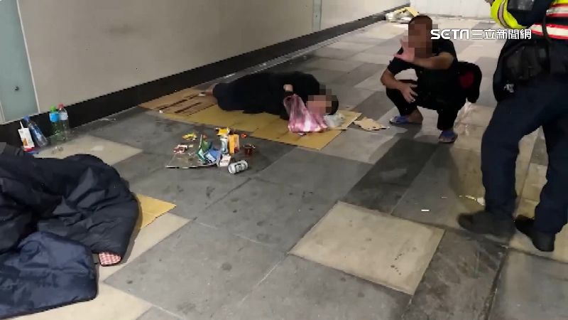 火車站醉漢吵鬧遭運將喝止　拿酒瓶要打人