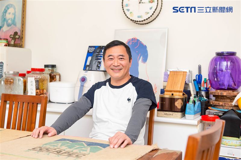 湯志偉三立新聞網專訪。 （圖／記者楊澍攝影）